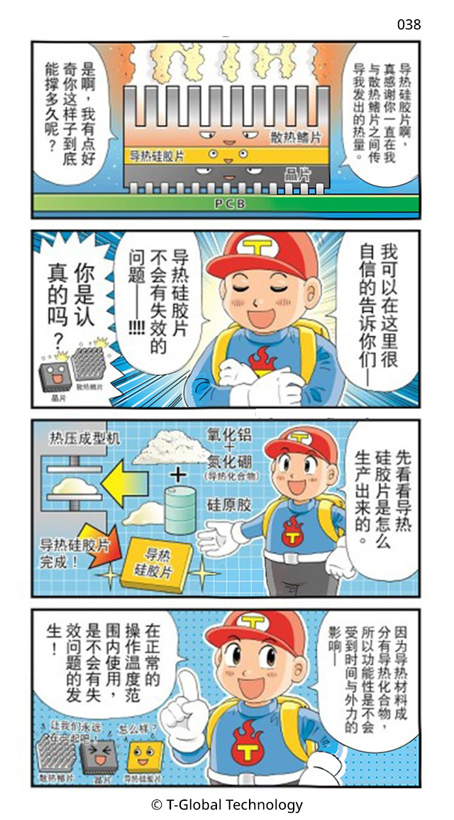 导热矽胶片的耐用性