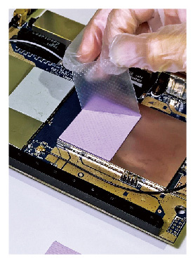 Remove the protective film
