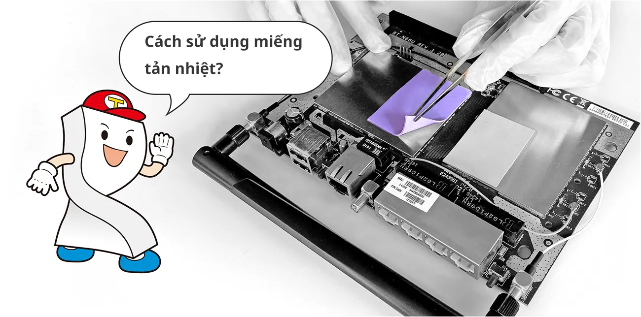 C&aacute;ch sử dụng miếng tản nhiệt